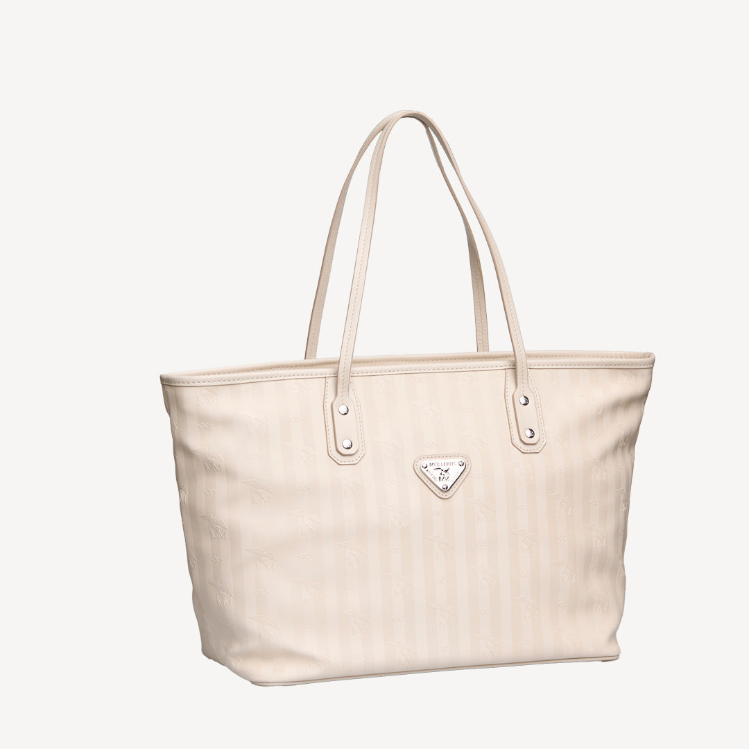 WINTERTHUR | Shopper Mollerus mit Reissverschluss pearl weiss/silber