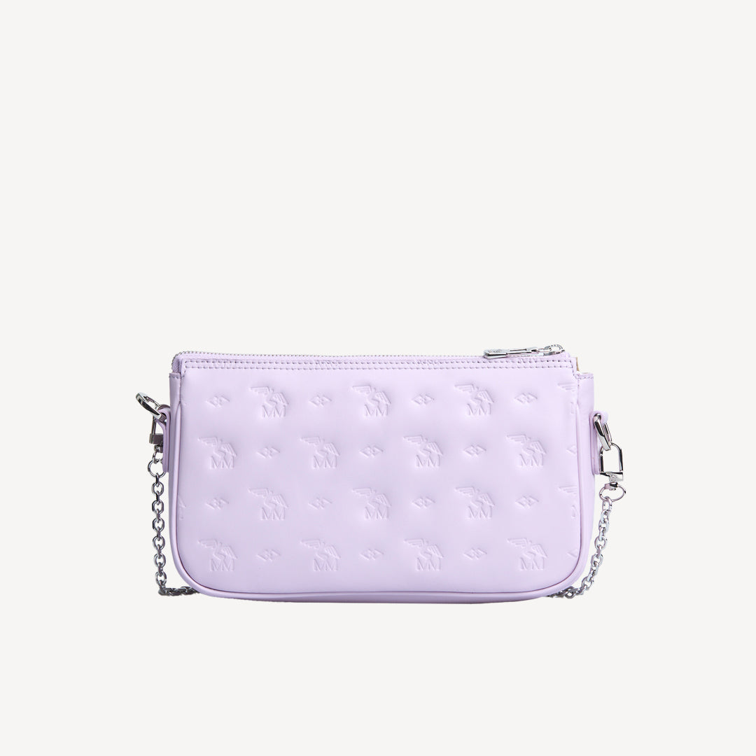 ZELL | Shoulder bag Mollerus Stampato lilac/silver