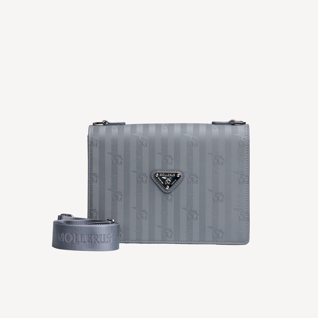 WIL | Shoulder bag Mollerus elephant grey/silver