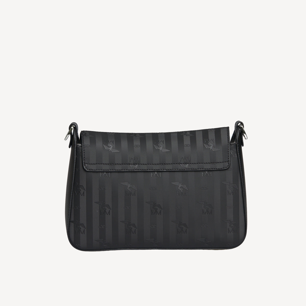 MONNAZ | Shoulder bag Mollerus classic black/silver