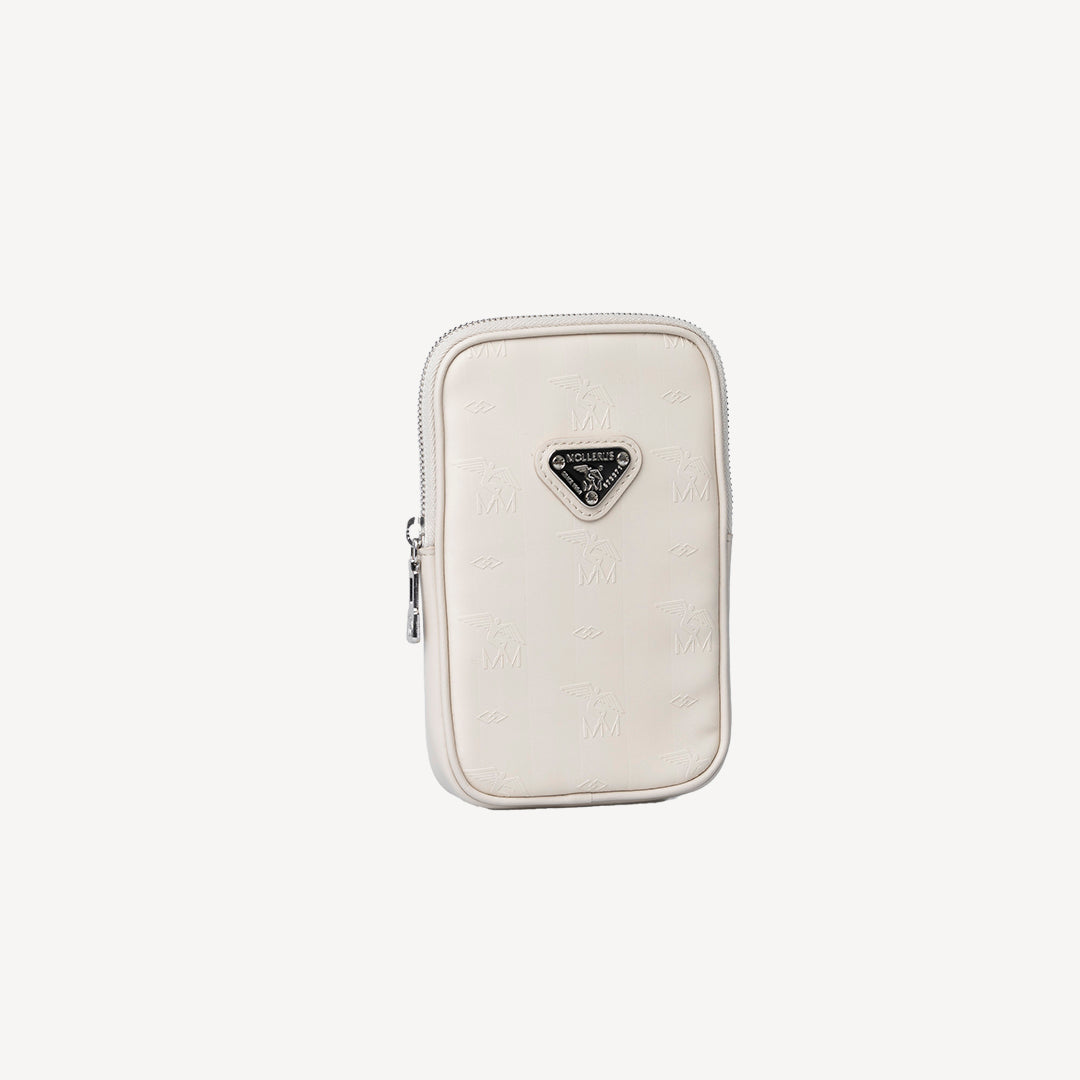 WILDHORN | Cell phone wallet white/gold