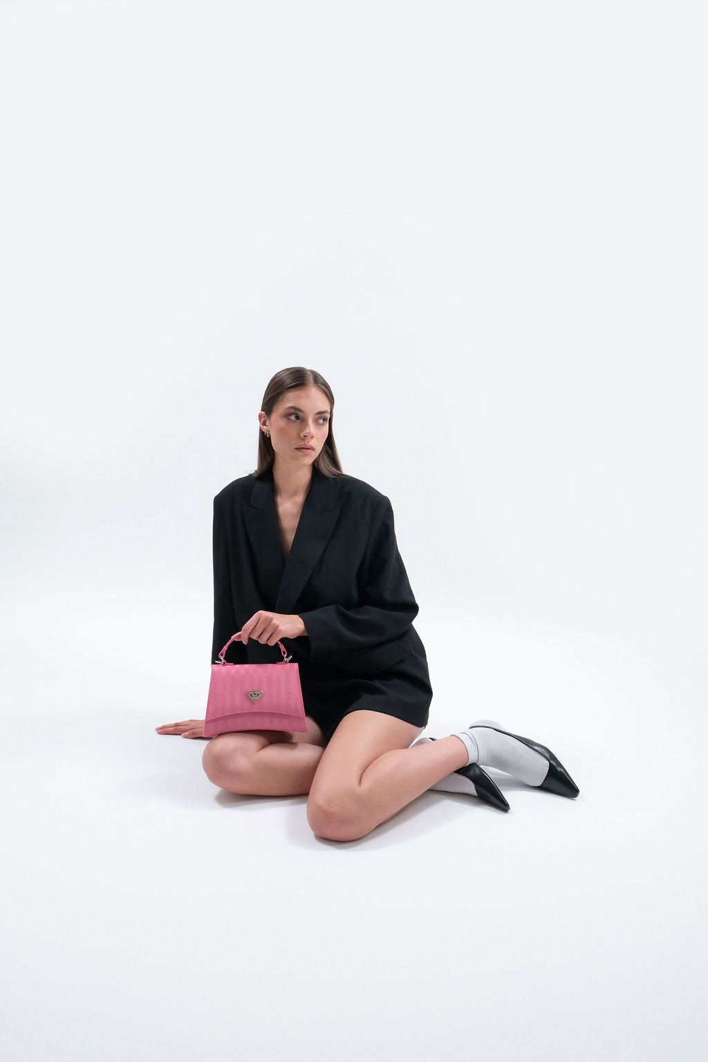 ROMONT | Umhängetasche Mollerus bubble pink/silber - FRONTAL