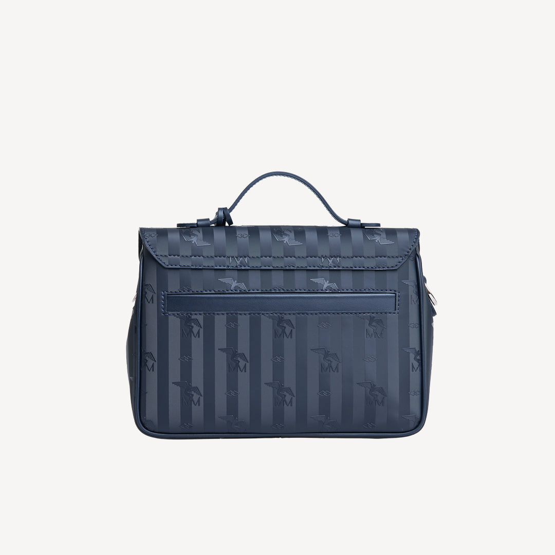 MARLY | Umhängetasche space blau/silber - VON HINTEN