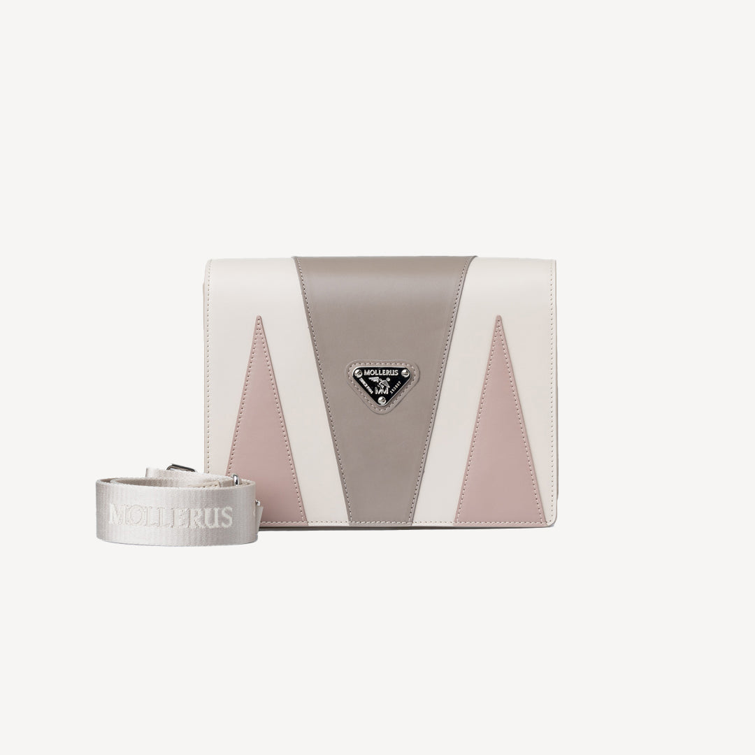 JOJO | Shoulder bag taupe rosé pearl/silver