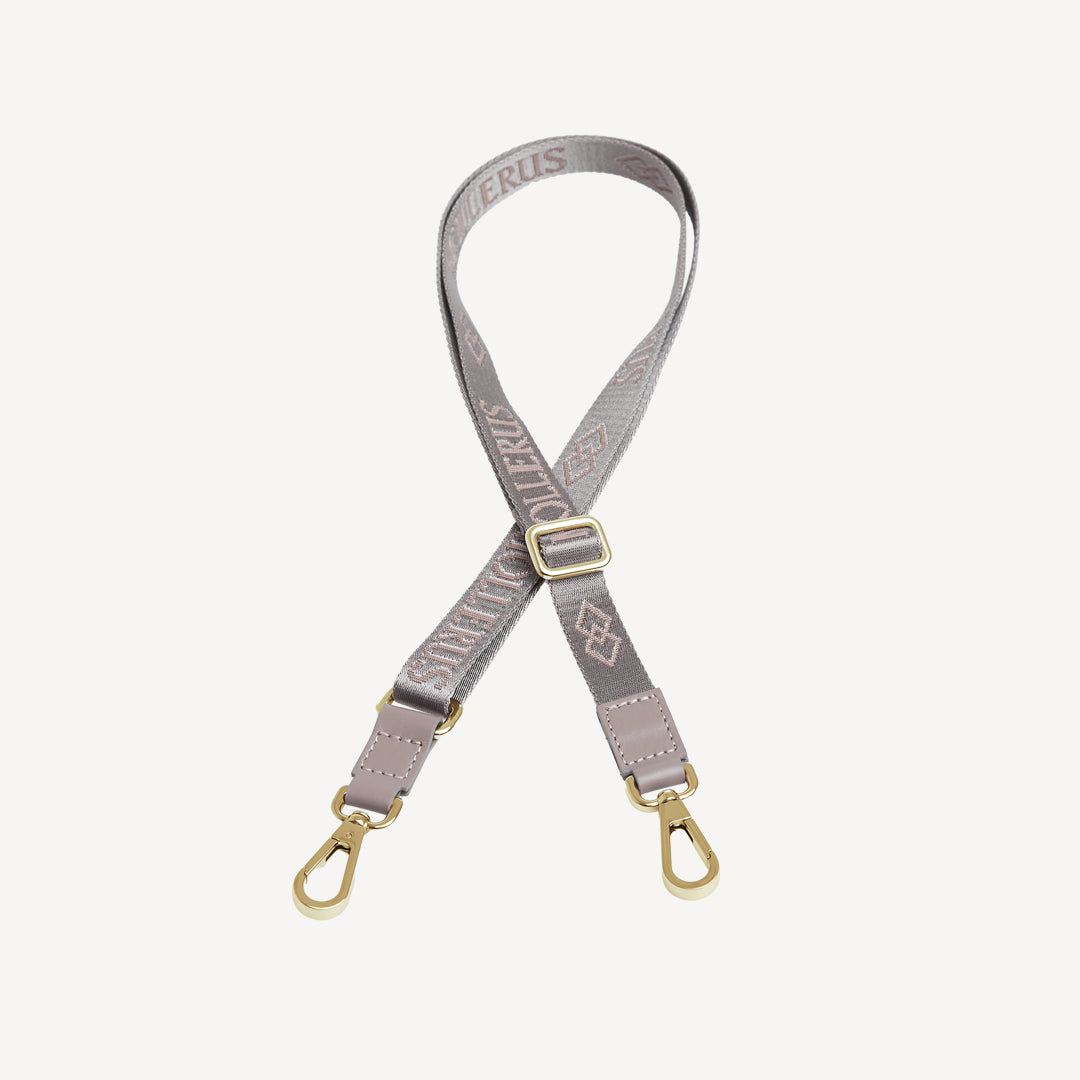 ARIEL | Schulterriemen Mollerus taupe grau/gold