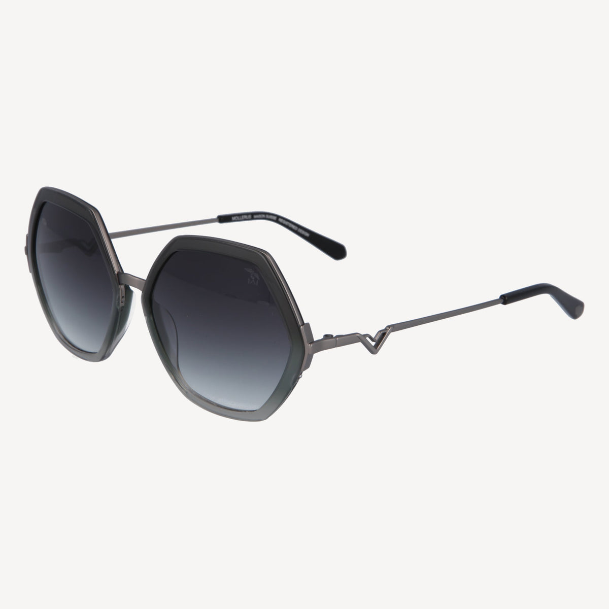 AGNEL | Sonnenbrille classic schwarz/altsilber