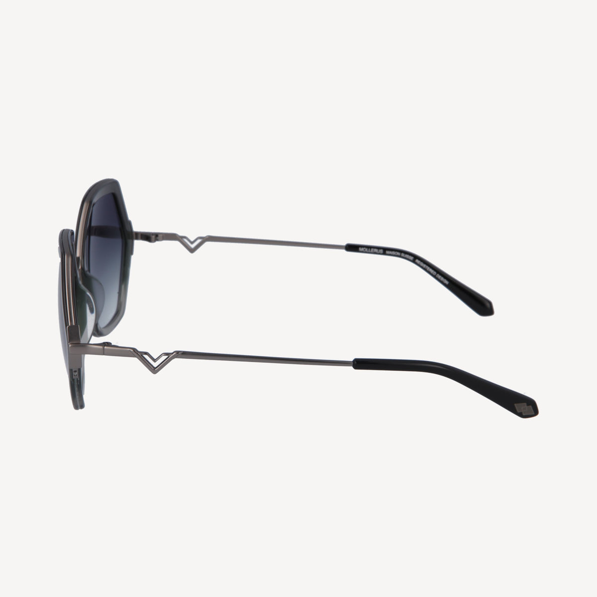 AGNEL | Sonnenbrille classic schwarz/altsilber