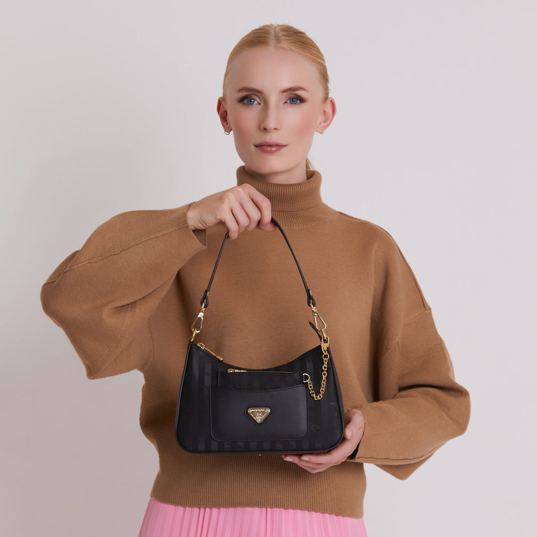 CASTIEL | Shoulder bag classic black/gold