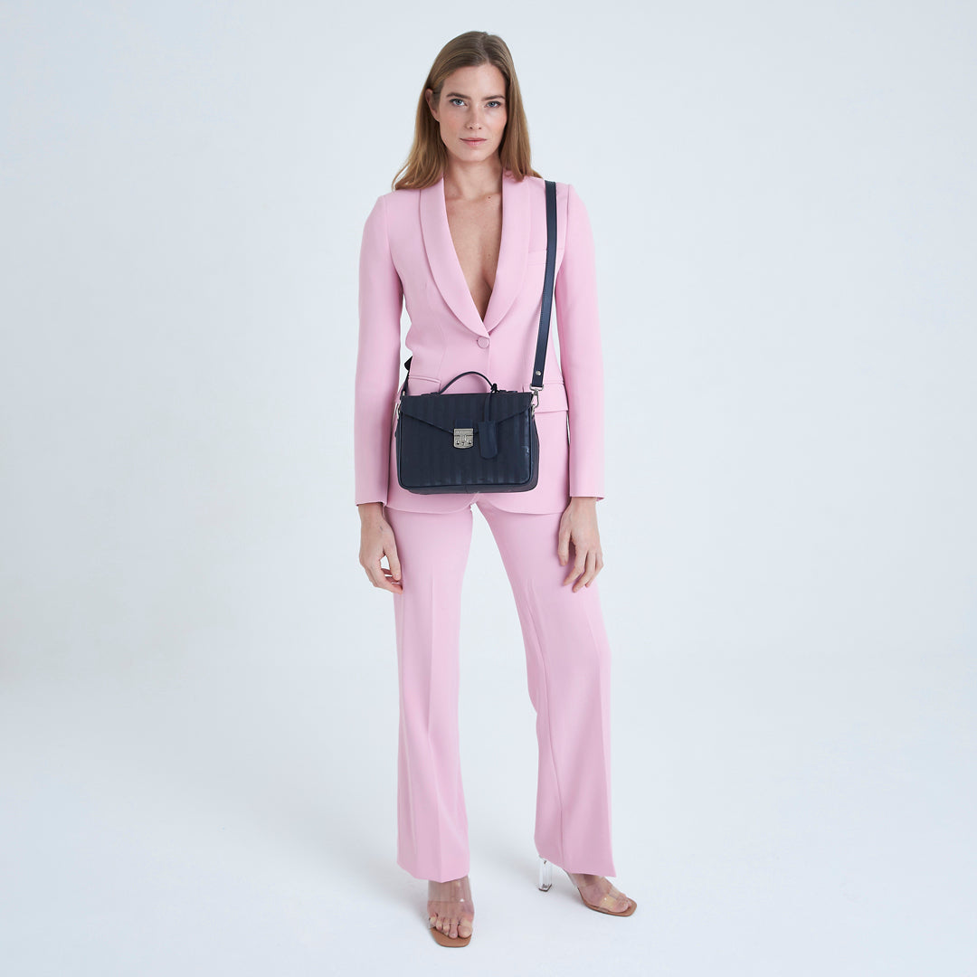 MARLY | Umhängetasche space blau/silber - FULL BODY