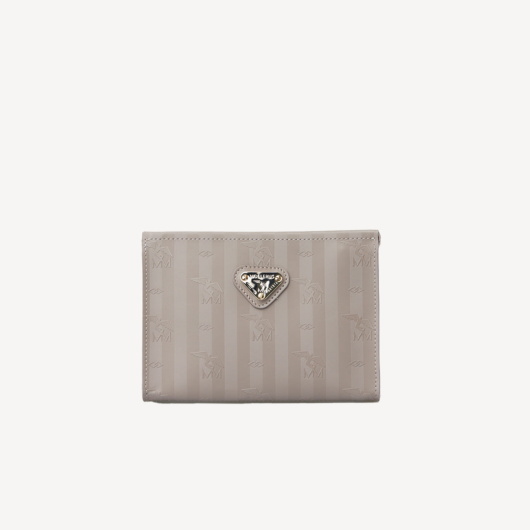 BASODINO | Necessaire taupe grau/gold - FRONTAL