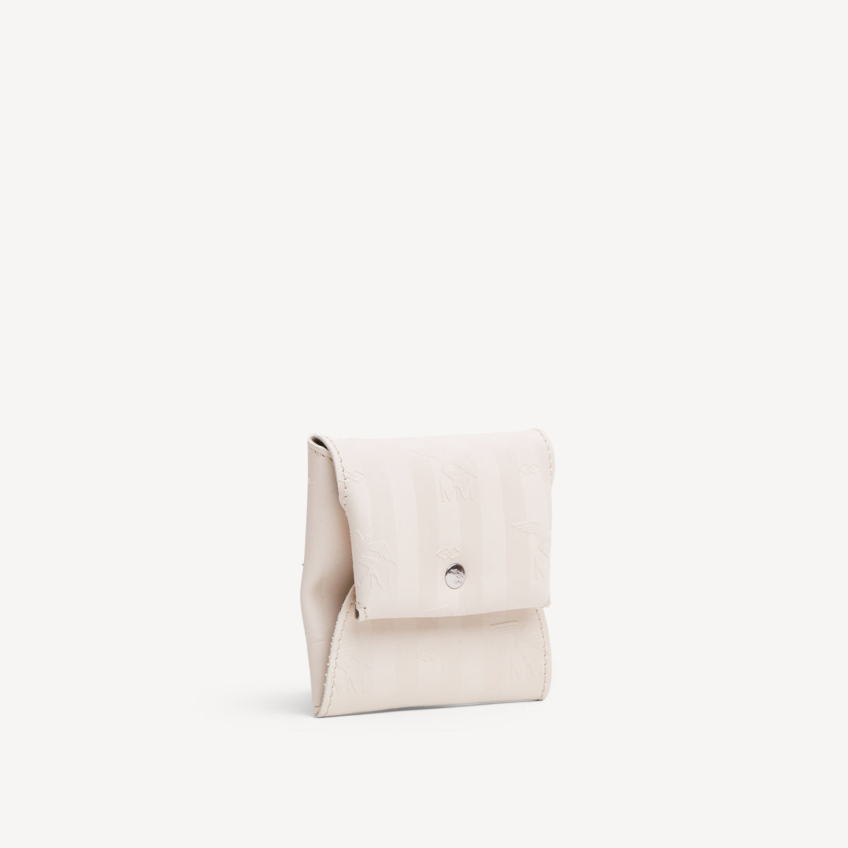 KANDER | Portemonnaie pearl weiss/silber- seitlich