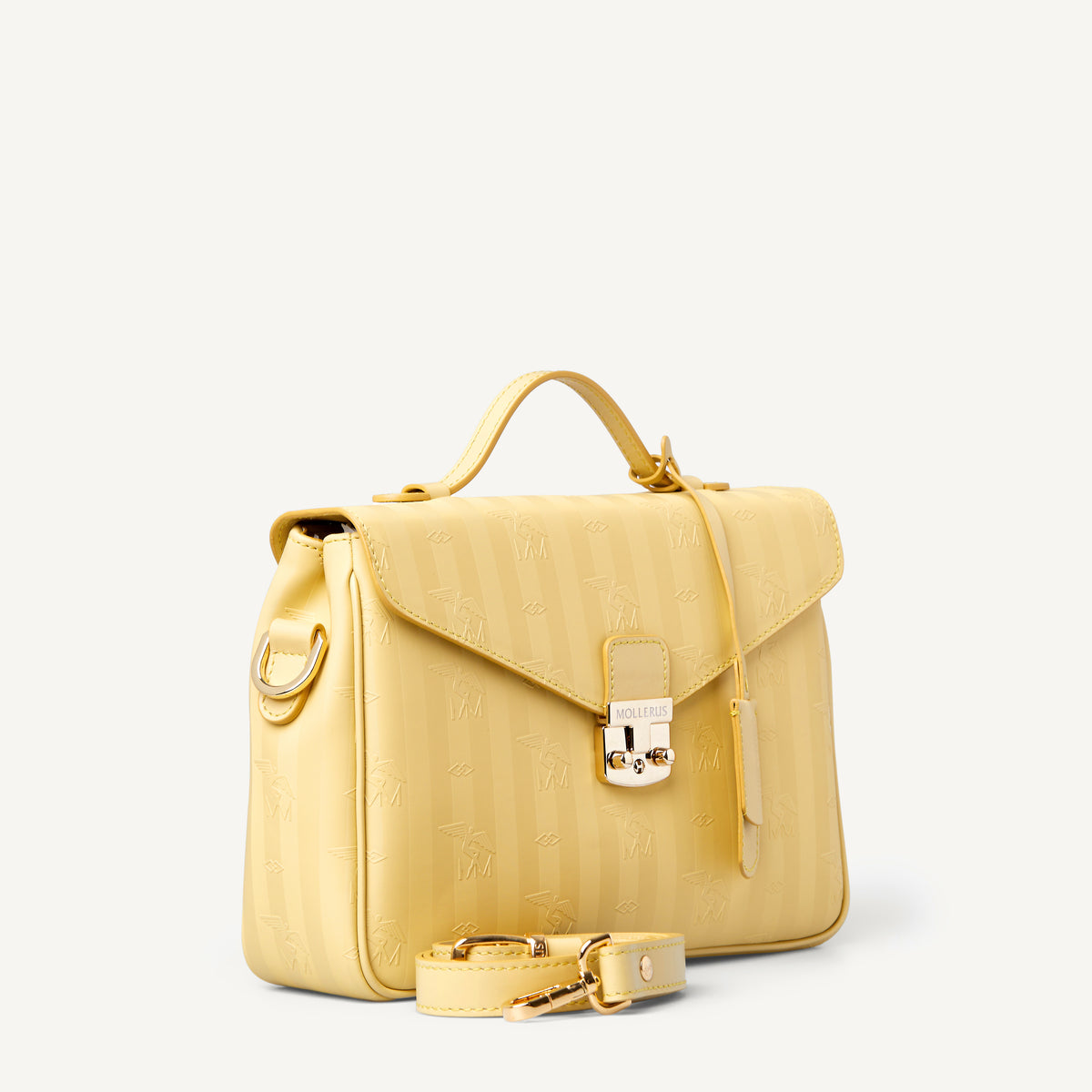 MARLY | Umhängetasche ginger gelb/gold - von der Seite
