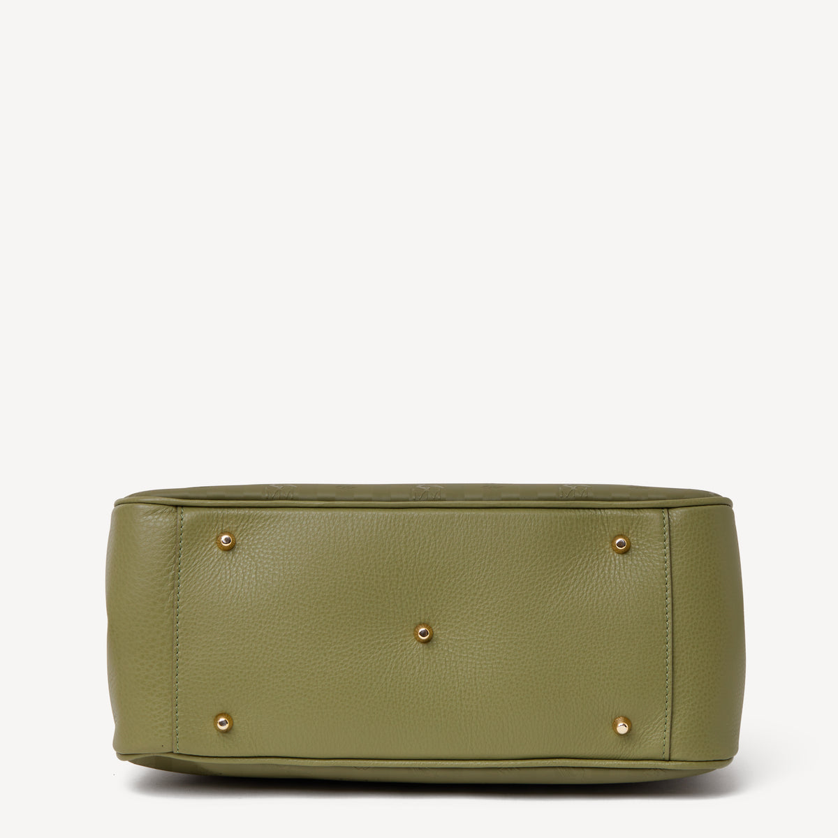 DONAT | Handtasche grün/gold - von unten 
