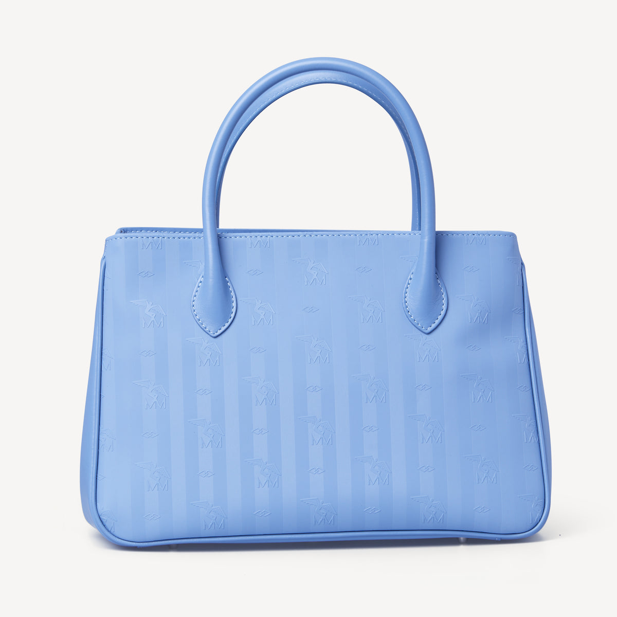 DONAT | Handtasche hellblau/silber - von hinten 