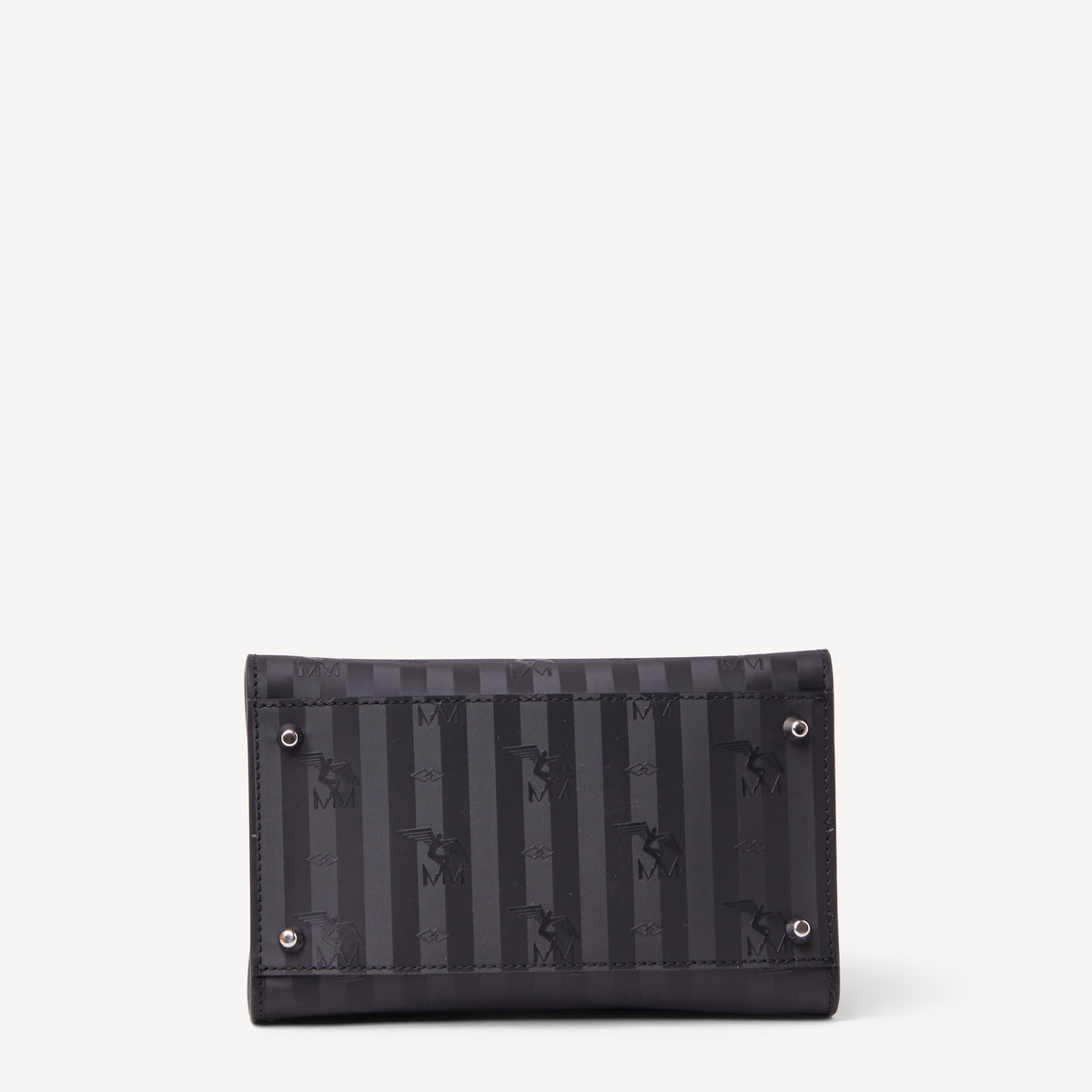 SOGLIO | Handtasche schwarz/silber - von unten