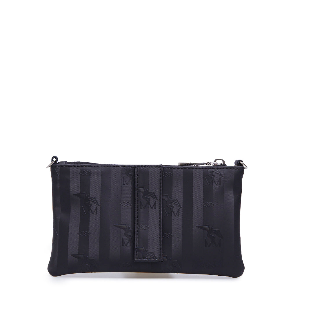 ARVIGO | Kettentasche schwarz/silber - von hinten