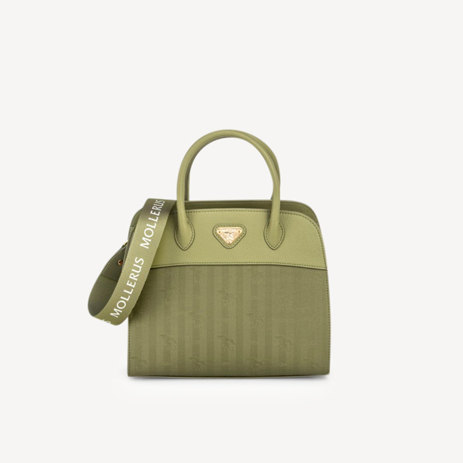 YENS | Handbag plant green/gold