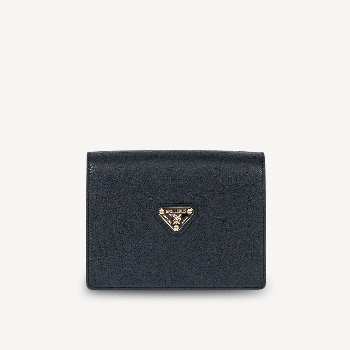 MELIDE | Umhängetasche Stampato schwarz/gold