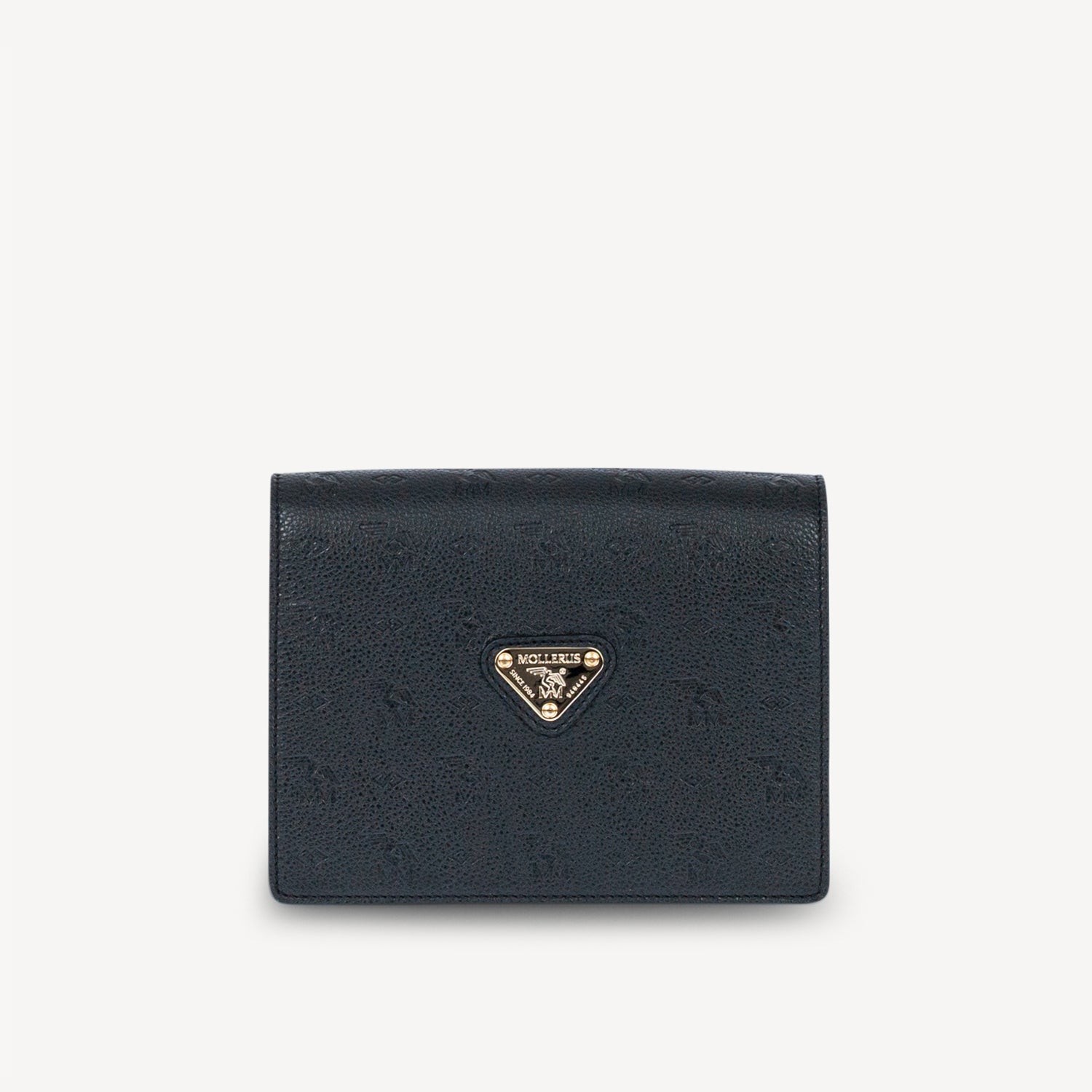 MELIDE | Umhängetasche Stampato schwarz/gold