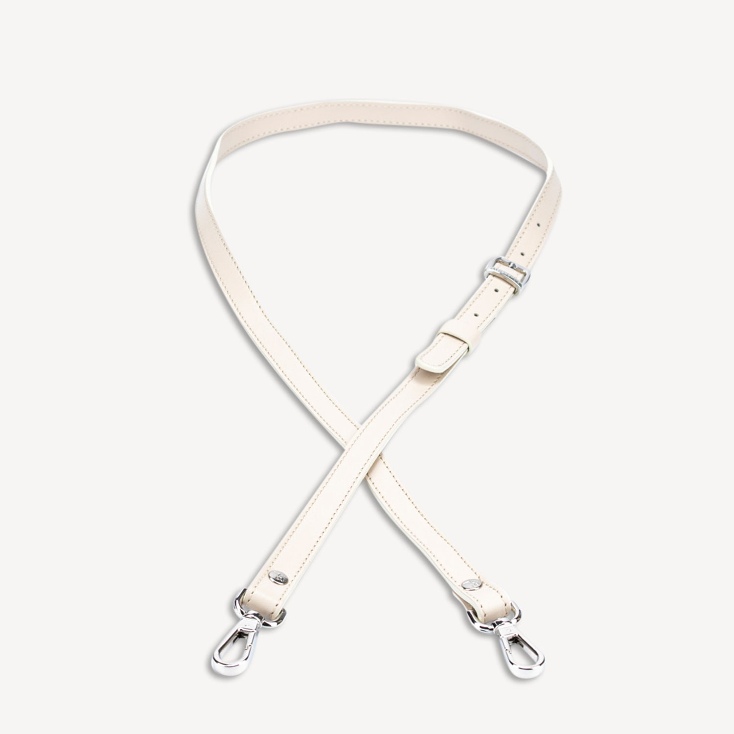 MAX | Shoulder strap pearl white/silver